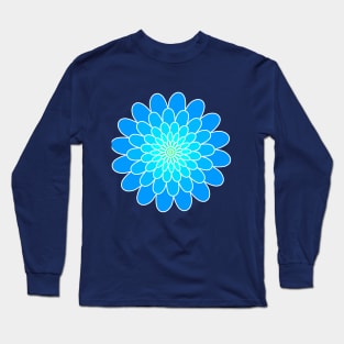 blue flower Long Sleeve T-Shirt